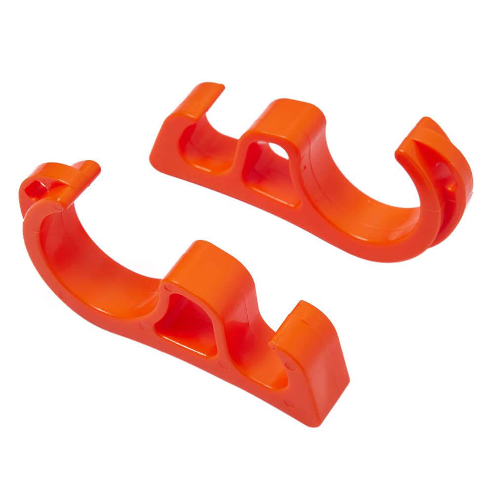 ZHUOYUE Front Brake Lock for Motorcycles Simple Parking Brake, Prevents Fall When Parking on Sloped Lands, Color: Orange, Total: 2