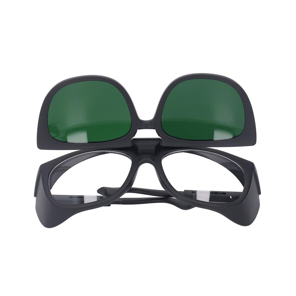 Welding Glasses TIG Welder Protective Goggles Flip Cover Comfortable for Working Light Green IR3.0