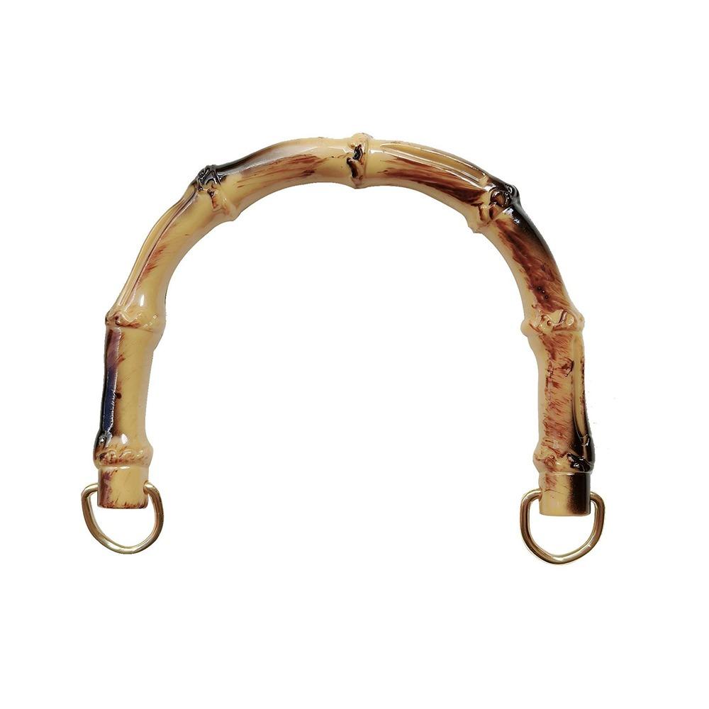New Detachable Bamboo Purse Handles With Buckle 15.5CM Bamboo Bag Handles Bag Accessories Handbags