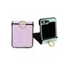 Korean zflip1 maze pattern gradual change glitter powder leather rope samsung zflip1 mobile phone case folding zflip1