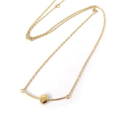 [K3701] - Gold Plated Necklace 'Choreography'