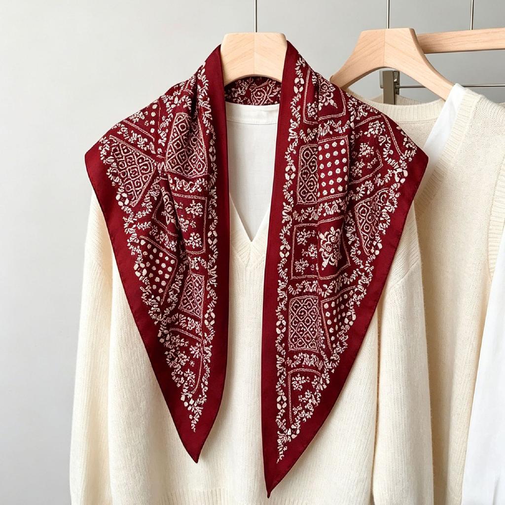 Spring and summer printed skirt women's triangle towel skirt curtain decorative belt towel stacked short skirt fart curtain new fashion