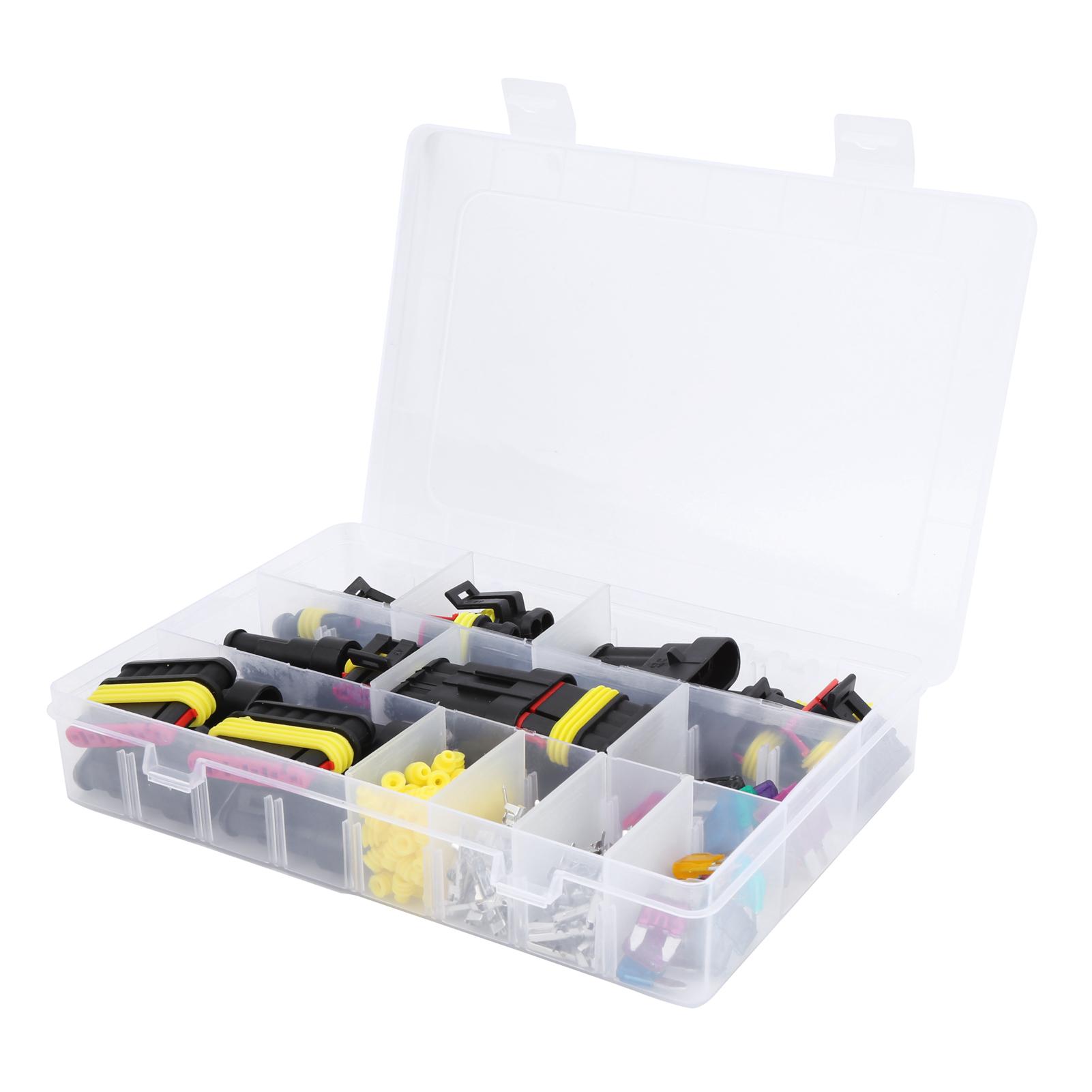 

216 шт. разъем для провода автомобиля водонепроницаемый герметичный разъем с предохранителями аксессуары