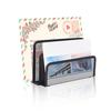 Wishacc Desk Mail Organizer Small File Holders Letter Metal Mesh Document/Filing/Folders/Paper Organizer for Desktop - Efficien