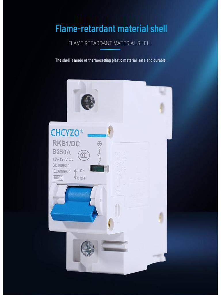 Electric Vehicle DC Circuit Breaker, 12V-120V, 150A-250A Air Switch MCB