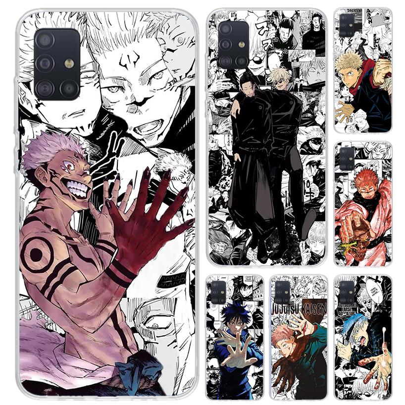 Jujutsus Japan Anime Phone Case for Samsung Galaxy A52 A32 A22 A12 A02S A50S A30S A10S Note 20 Ultra 10 Plus S10 A31 A20 A71 A72