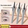 Трехцветный водостойкий стойкий жидкий карандаш для бровей для четких, естественных бровей