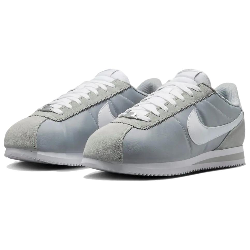 New Nike Cortez Textile Flat Silver White HF0263-002