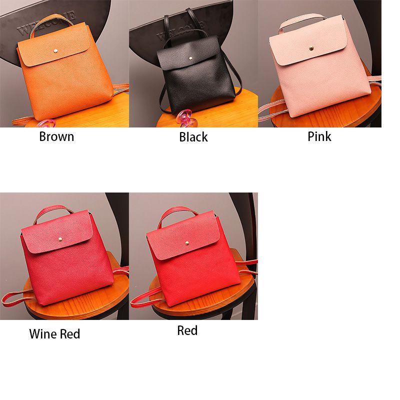 Elegant Fashion Women Backpack With Hasp Closure And Shoulder Straps For Casual Style