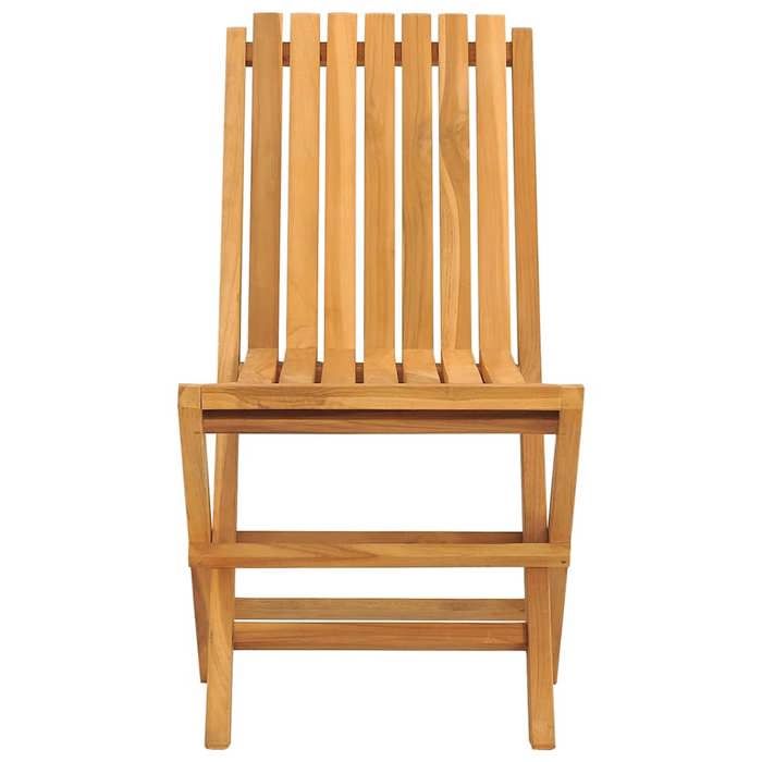 VidaXL Folding Garden Chairs 4 Pcs 47x47x89 Cm Solid Teak Wood 3155052