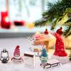 Doll House Christmas Decorations Christmas Small Scene Model Festival Party Favors For Winter Holiday Bookshelf School Project