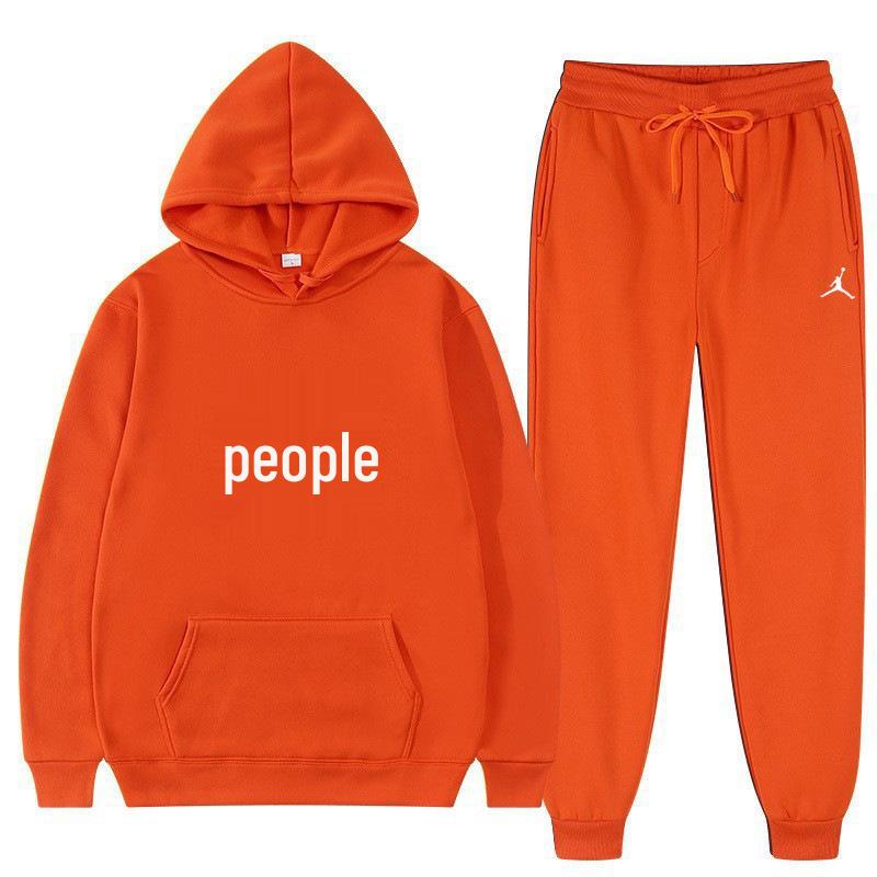 2025 A/W Unisex Hoodie Sweater Set met Kangoeroezak & Joggingbroek