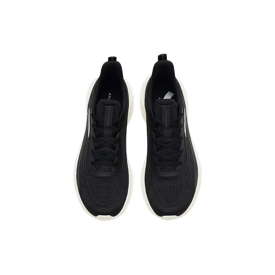 New Anta Anti Slip Wear Resistant Low Top Casual Running Shoes Men's Black White 912335571-2