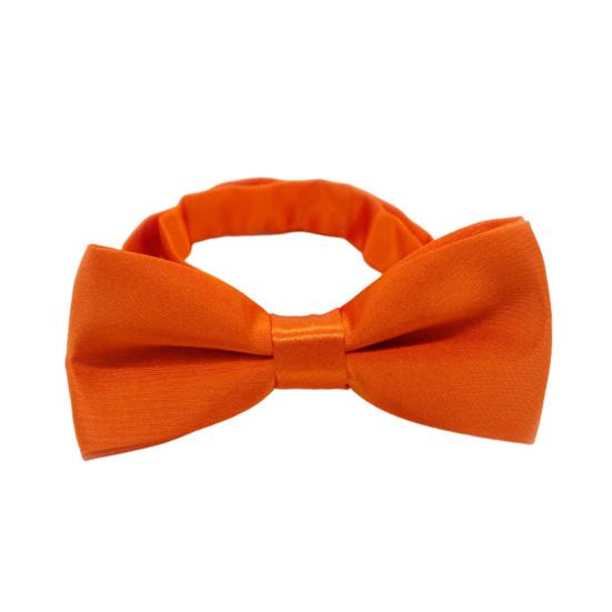 Bow Ties for Boys Solid Color Pre-tied Kids Bow Ties Adjustable Neck Bowtie for Graduation Wedding Party School Casual