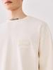 E-Boucle Short Sleeve T-Shirt Cream