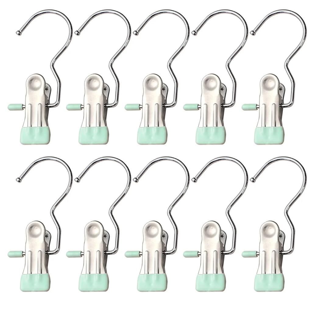 Trouser Rack Hanger Clothes Hangers Wardrobe Organizer Clothes Adjustable Metal Clothespin Laundry Hook Hanging Organizers Home