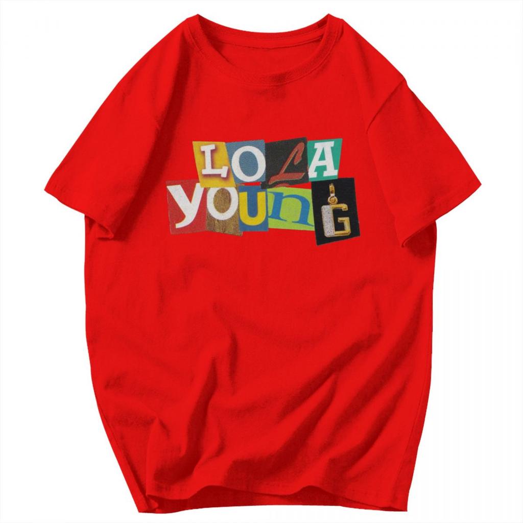 Men T Shirt Lola Young Vintage Pops Y2K Graphic Quality Unisex Tops T Shirts