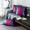 Case Dual Pillow Color Flip Sequin Cushion Cover Home Living Room Gift Decor