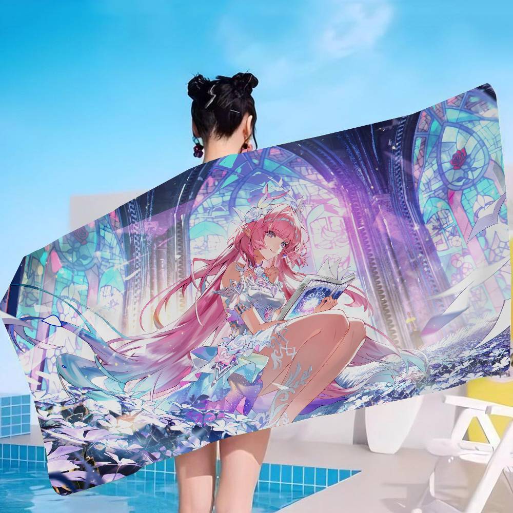 Game Cyrene H-Honkais Star Rail Big Microfiber Beach Towels Quick Dry Towel Sand Beach Towels Pool Towel for Travel Swim Pool Yoga