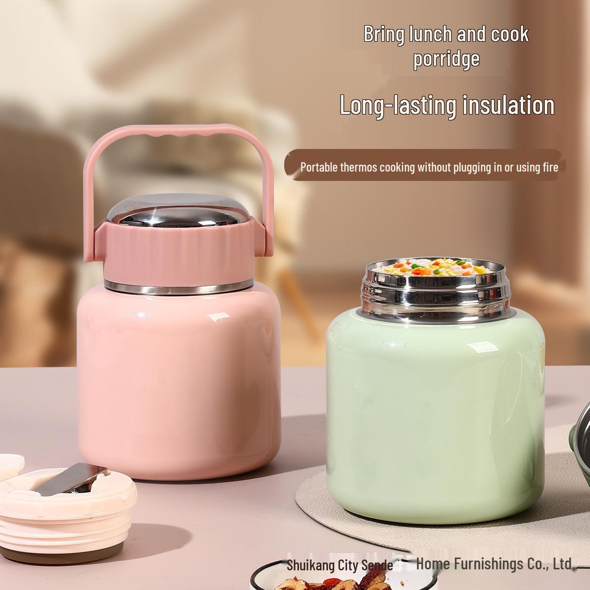 

316 Stainless Steel Insulated Thermos Flask for Outdoor and Office Use 900ml розовый