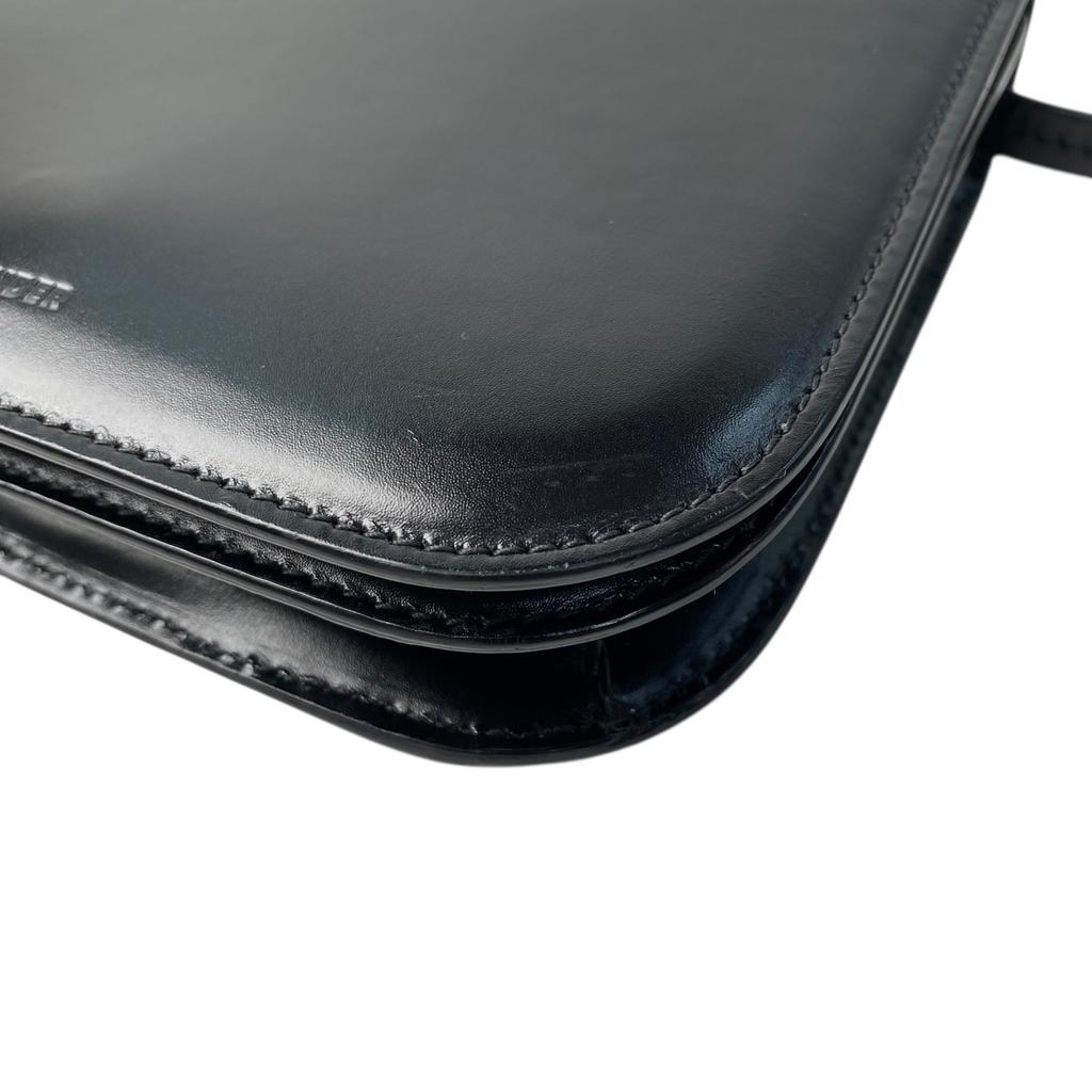 Used JIL SANDERShoulder Bag Black Leather Women