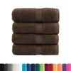 VidaXL Serviettes d'invité de Qualité Supérieure 4 pcs, Draps de Bain, Essuie-mains, Serviette de Visage Salle de Bain, 137231