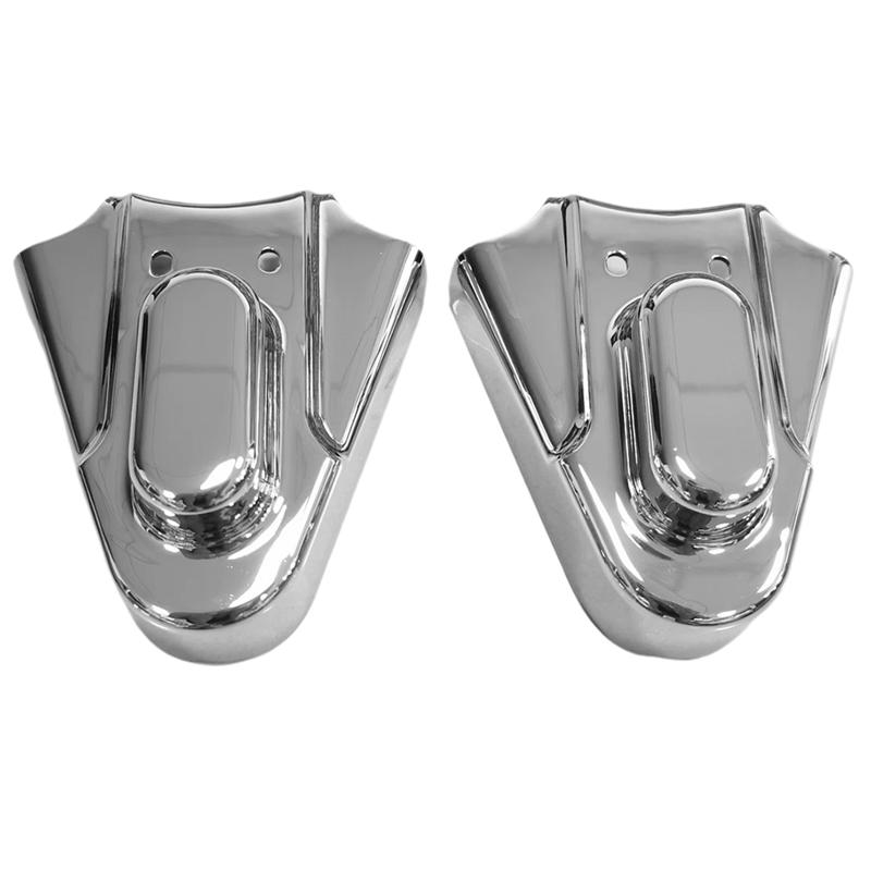 Rear Phantom Swingarm Axle Covers For Softail Springer EFI FXSTSI FXSTD FLSTF FLSTN Motorcycle Chrome Metal