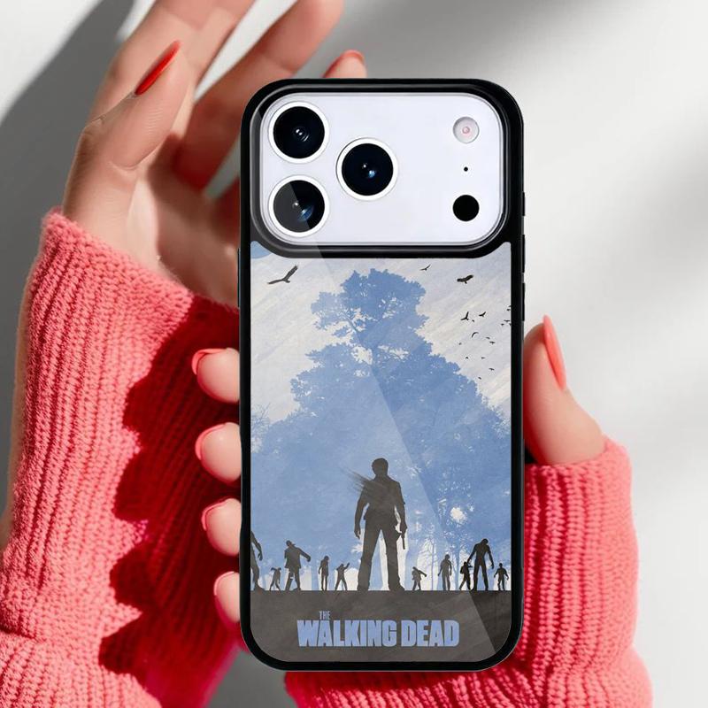 The Walking Dead soft Phone Case for iPhone 17 Air 16e 15 14 13 Pro Max Back Cover for 12 11 Pro Coque