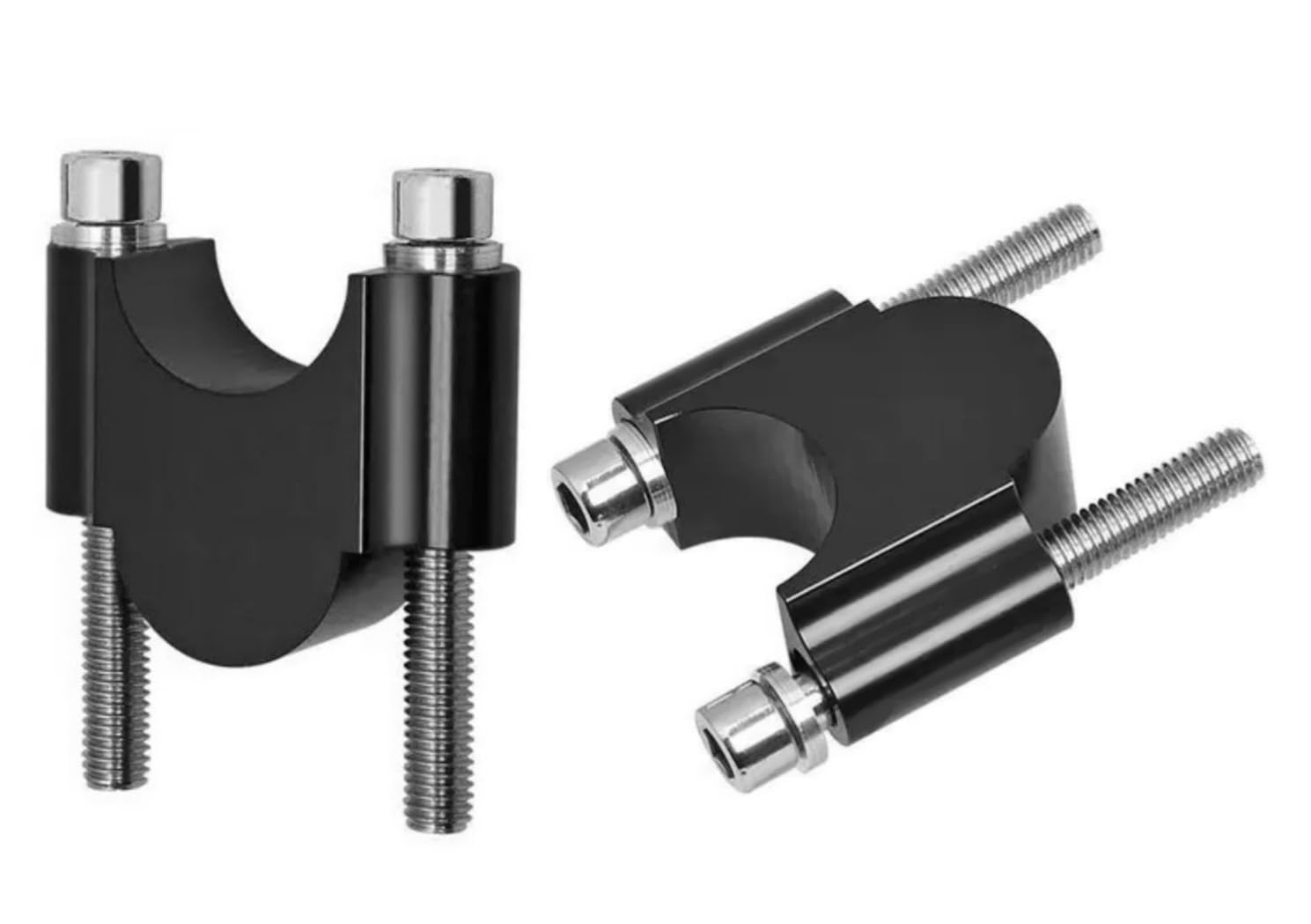 

TSUCIA 2pcs Steering Wheel Post Bike 30mm Up Handle Spacer Standard Bar Universal Riser чёрный