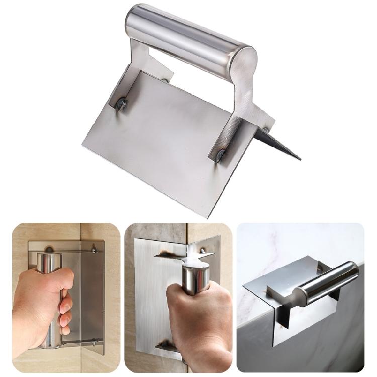 Professional Wall Corner Tool with Anti Slip Grip Corrosion Resistant Stainless Steel Blade for Smooth Surfaces Finishing
