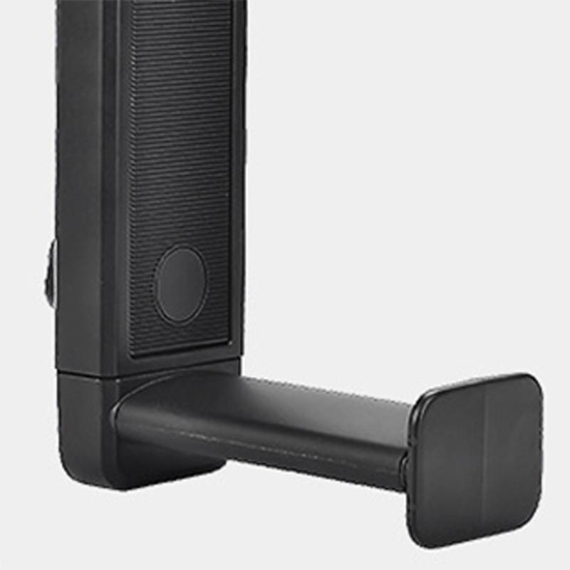 Rotatable Extendable Headphone Stand Holder Hook Mount Sturdy ABS Base Under Desk Mount for Various Headphones Hanger