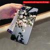 2DFlat Samsung phone case Cherry Blossoms on Traditional Roof Applicable to Galaxy S23 S24 S25ULTRA S26 A12 A14 A15 A16 A54 A55