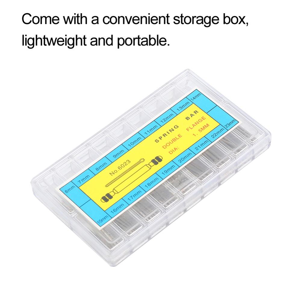Metal Watch Spring Bar 6-23mm Watch Strap Link Pin Watch Repair Tool Kit for DIY Enthusiasts