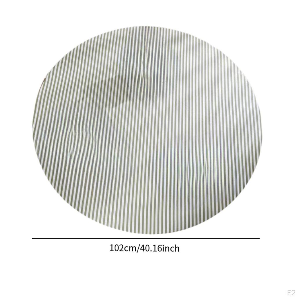 Round Tablecloth Coffee Table Cover Oilproof PVC Decorative Elegant Cloth Waterproof for Home