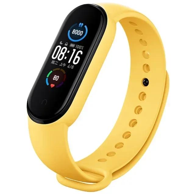 Watch Straps For Mi Band 7 6 5 4 3 Wristband Silicone Bracelet Wrist Straps MiBand 3/4 Band5 Band6 Smartwatch Accessories