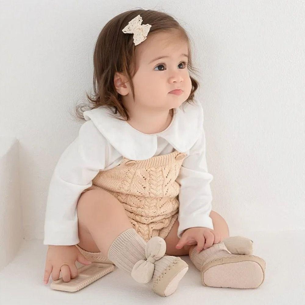 1 pár Podzimní dětské ponožkové boty Střední délka Dětské první botičky Dětské batolecí boty Dívčí Princezna