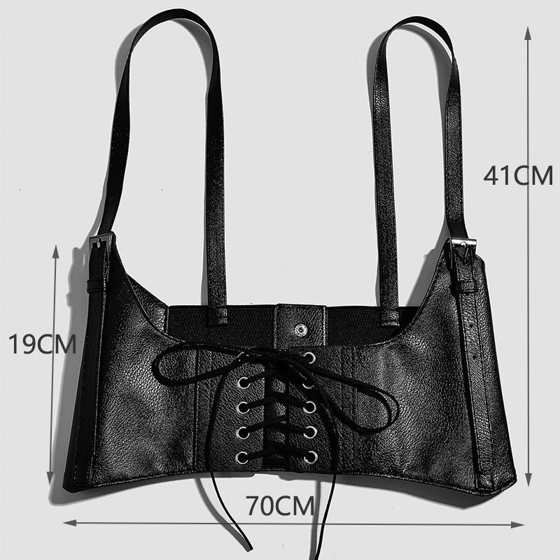 Color Solid Simple Strap Design Women Casual Strap Waist Cover For Street Wear