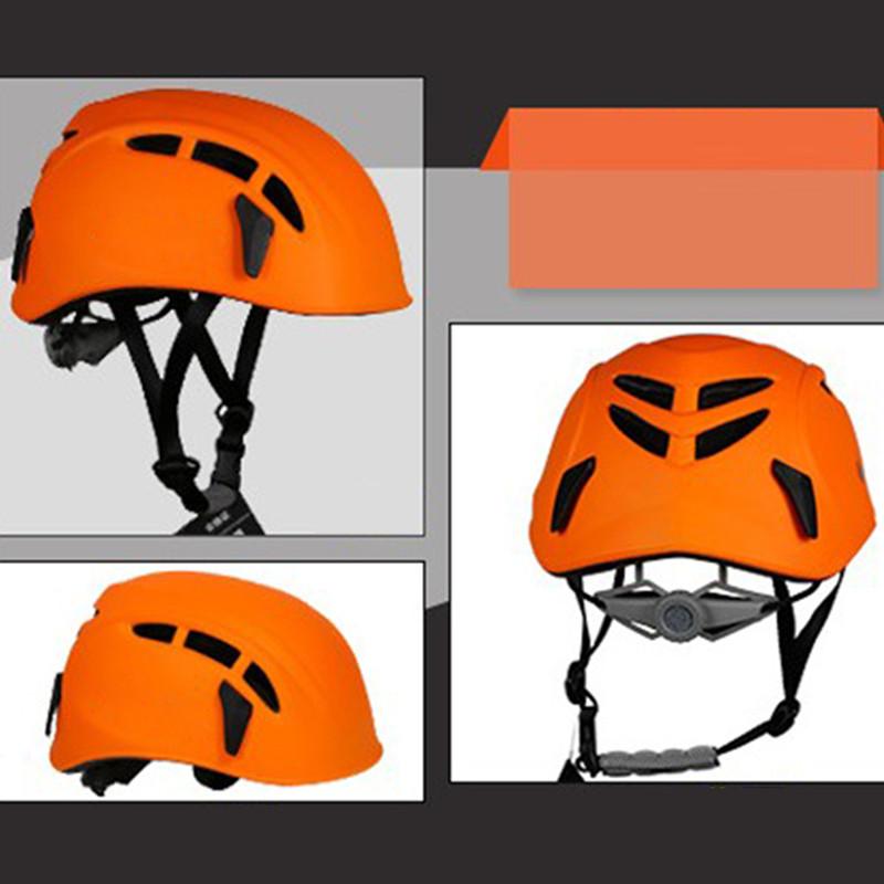 Outdoors Helmet Adjustable Hard Hat for Climbing Riding Skiing Prompt Dropping