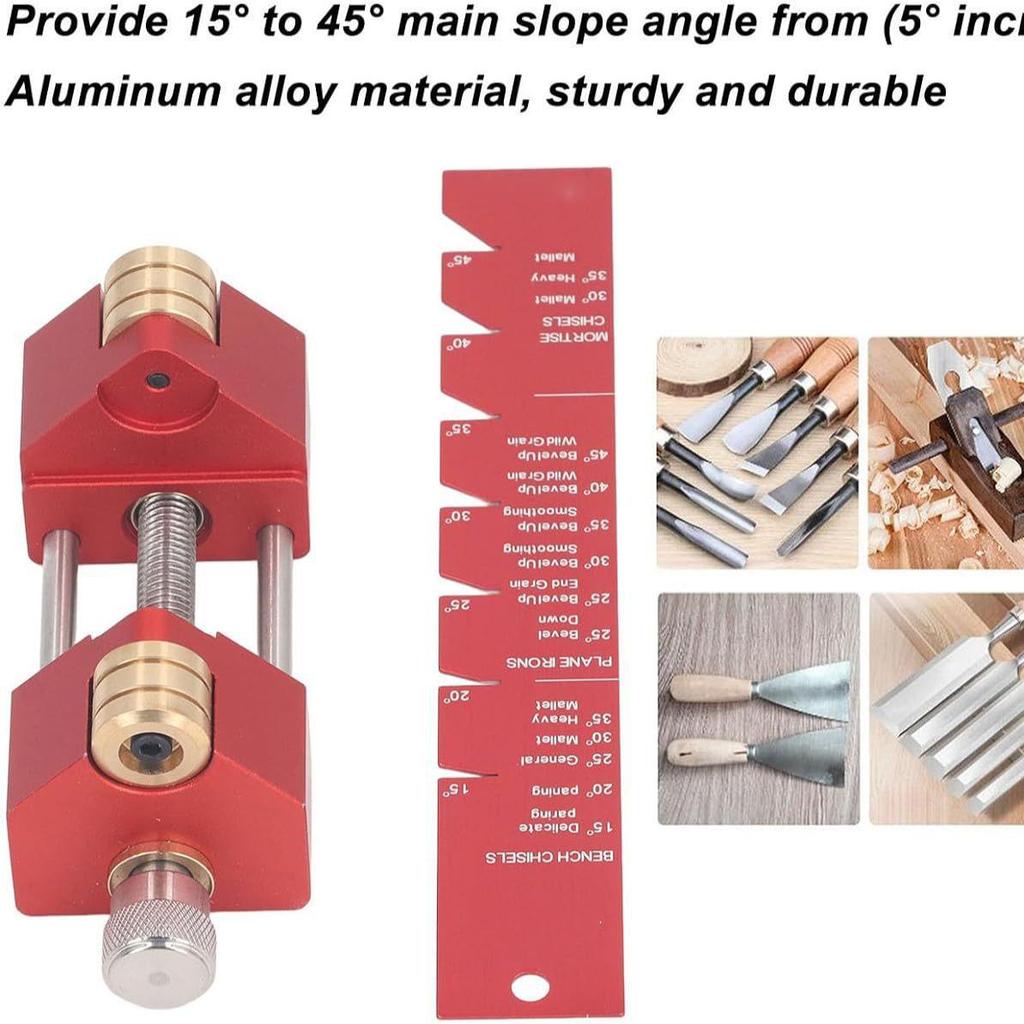 Three-Piece Woodworking Chisel & Planer Sharpener Set