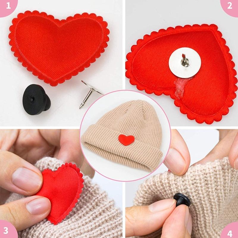 100Pairs for Butterfly Clutch Tie Tacks Pin Backs for Lapel Pins Tie Tacks Blank Pins with Clutch Back Unique Decor for