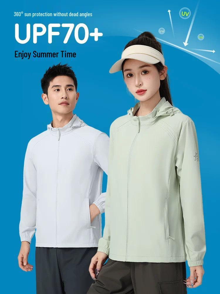 2026 UPF70+ Sun Protection Clothing: Men's & Women's Lightweight, Breathable Anti-UV Sportswear.