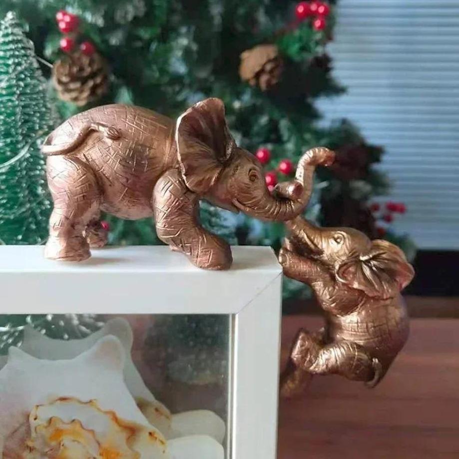 Trend Style New Home Decoration Elephant Octopus Resin Ornaments Simple Modern Crafts Resin Embellishments Household Supplies