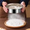 1Pc Kitchen Ultrafine Mesh Flour Sifter Professional Round Sieve Stainless Steel Sugar Sieve Cake Baking Strainer