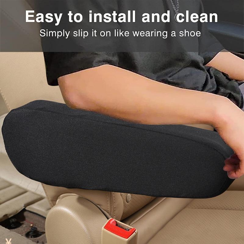 Car Armrest Cover Universal Leather Seat Arm Rest Protective Covers Auto Seat Armrest Handle Cover Trim Protection Accessories