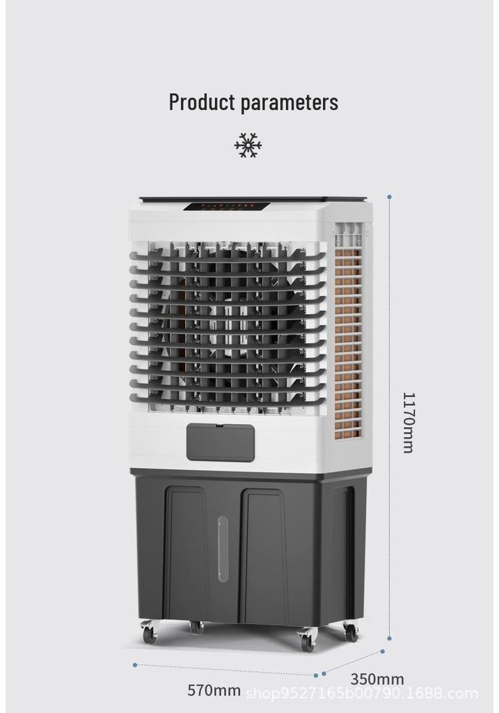 Industrial Cold Air Fan & Humidifier for Commercial and Household Use