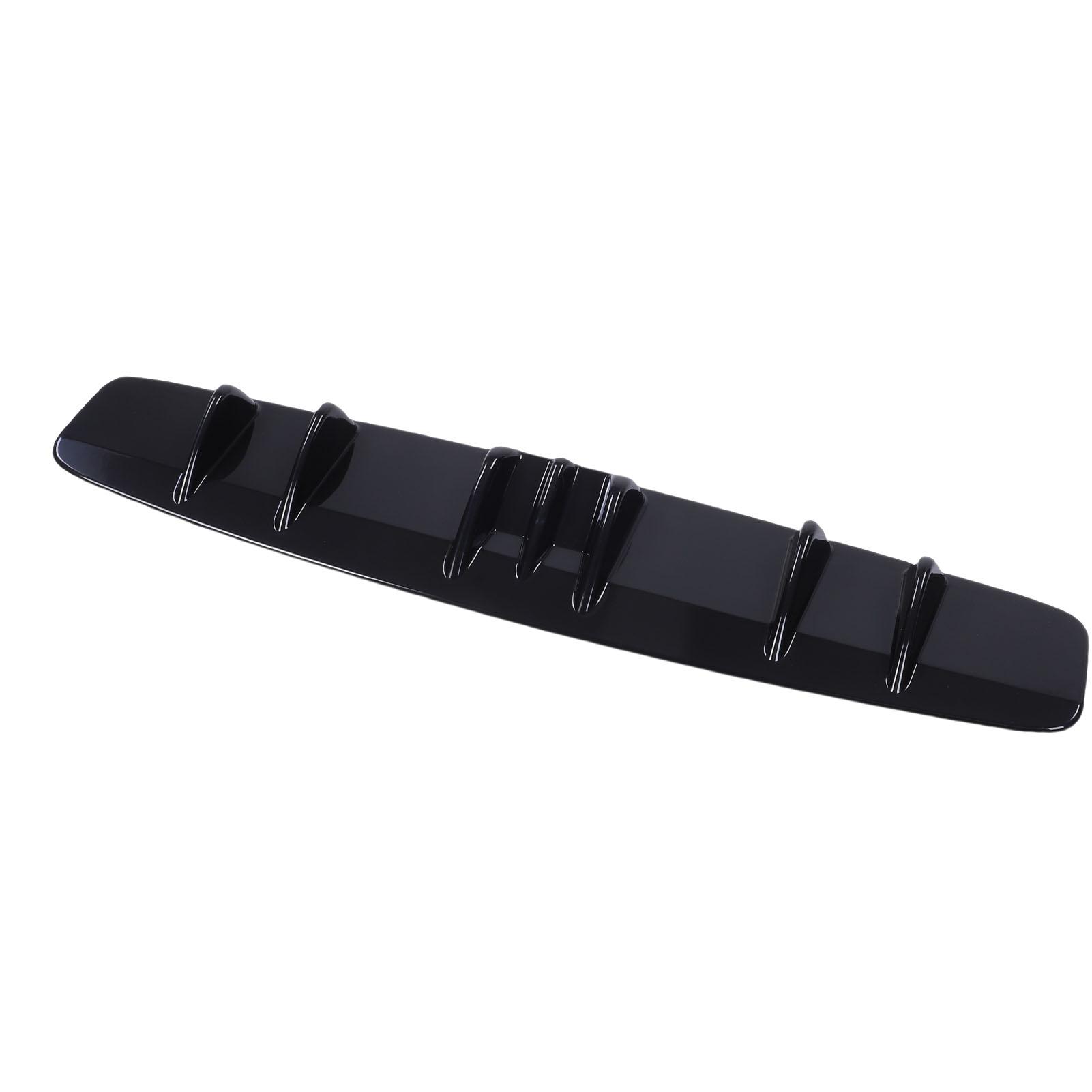 Rear Bumper Lip Diffuser 33.07x6.22in Weather Proof Rear Lower Bumper Lip Diffuser Spoiler for Cars SUVs