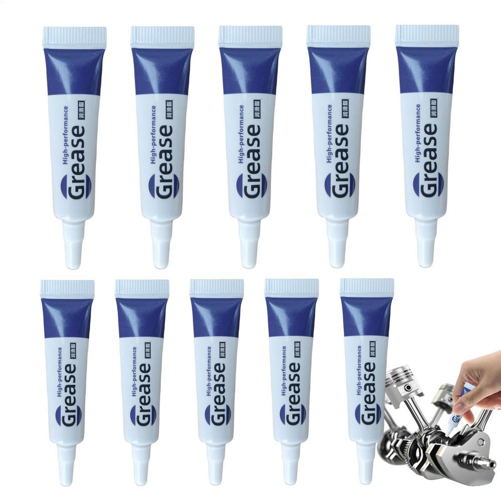10PCS Waterproof Food Grade Silicone Lubricant Grease Equipment Car Gear Valves Chain Repair Maintenance Lithium Grease Tools