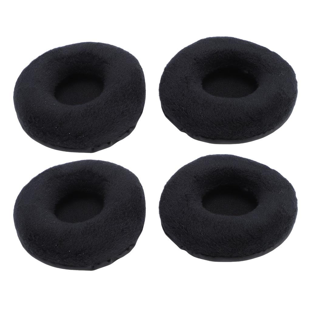 4PCS Replacement Earpads Velvet and Foam Headphone Ear Pads for YH100 ATH WS70 ATH WS99 ATH WS77 MDR V55 MDR V500DJ