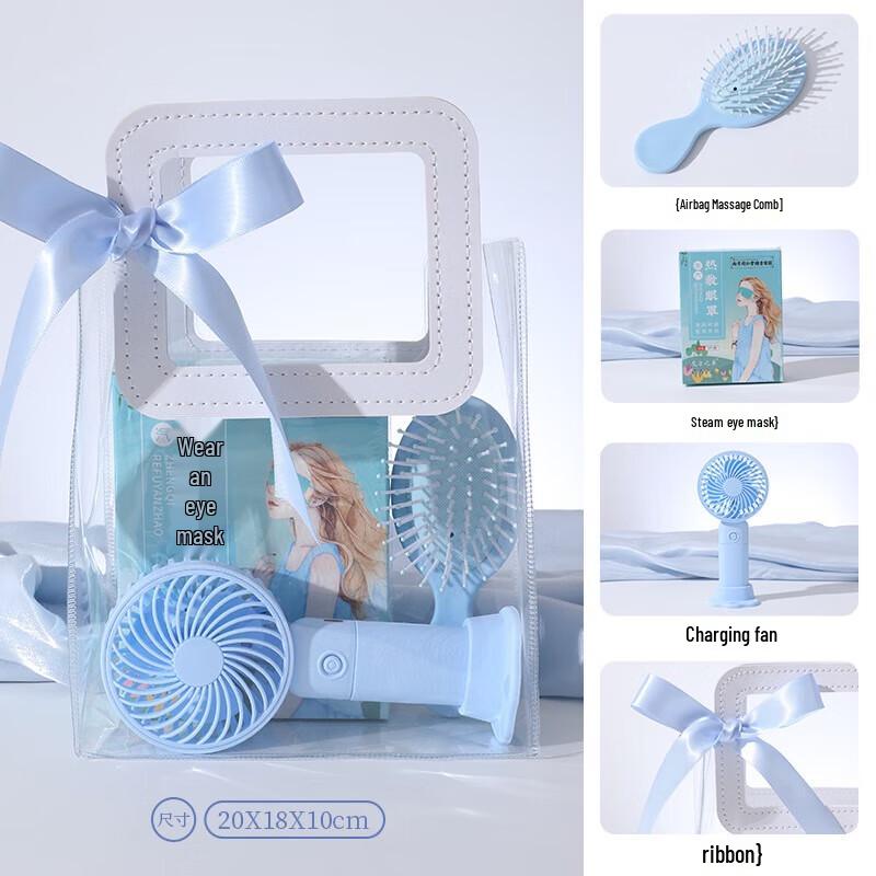 Gift Set with Comb, Fan, and Eye Mask Set 16