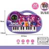Demon Hunter Girl Squad Electronic Keyboard Microphone Toy with LED Lights & Music Playback, Singing Toy Gift for Boys Girls Kids Birthday